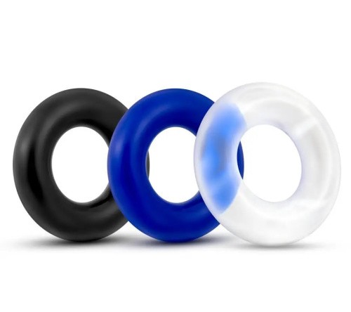 LoveToy - Power Plus Triple Donut Ring Set - Набор эрекционных колец, 3 шт