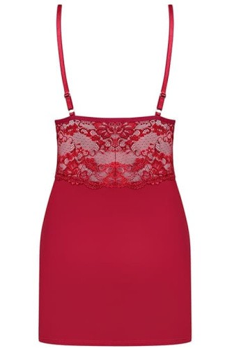Обтягивающая сорочка Obsessive 810-CHE-3 chemise (L/XL)