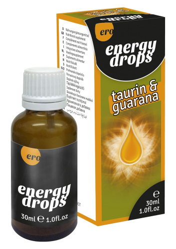 Возбуждающие капли Ero Energy Drops Taurin & Guarana Men+Women, 30 мл