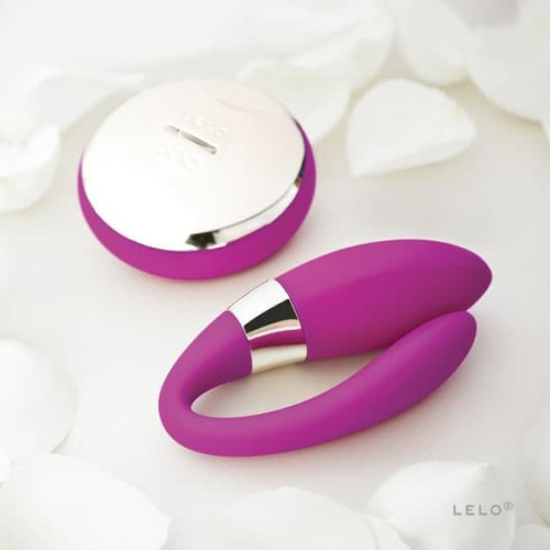 Lelo Tiani 2 Design Edition - Вибратор для пар, 9х3 см (розовый)