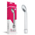 LoveToy G Spot vibrator Silver - Вибратор для точки G, 21х3.5 см