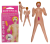 Mini Blow-Up Doll Red Hair - Надувная мини кукла, 66 см (бежевый) Mini Blow-Up Doll Red Hair - Надувная мини кукла, 66 см (бежевый)