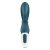 Satisfyer Hug Me - Нежный вибратор-кролик, 21 см (серый)
