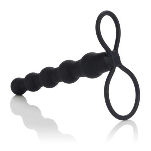 CalExotics Silicone LOVE Penetrator System - Насадка на член для двойного проникновения, 14,5 см (черный)