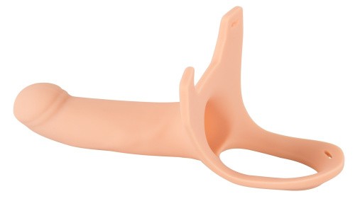 Orion - Strap-On Silicone Sleeve Large - Порожнистий страпон, 19х4 см - купити в Києві, Україні