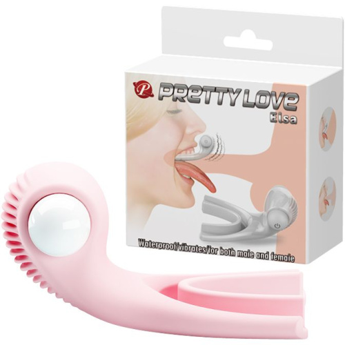 LyBaile Pretty Love Ela Mouth Stimulator Light Pink - Вібратор для оральних пестощів, 7.5х5.3 см (рожевий) - купити в Києві, Україні