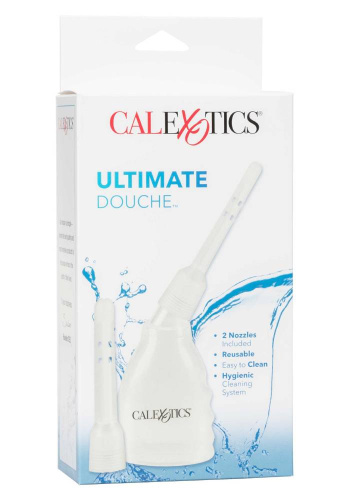 California Exotic Novelties Ultimate Douche - Анальный душ, 162 мл (белый)