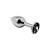 Alive Mini Metal Butt Plug - Анальная пробка - S, 7х2.8 см (чёрная) Alive Mini Metal Butt Plug - Анальная пробка - S, 7х2.8 см (чёрная)