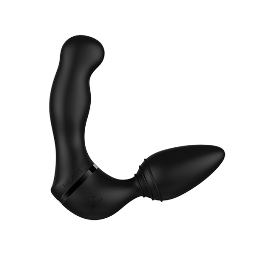 Nexus Revo Twist 2 in 1 Rotating Prostate Massager and Vibrating Butt Plug - стимулятор простаты с анальной пробкой, 19.7х3.4 см (чёрный)