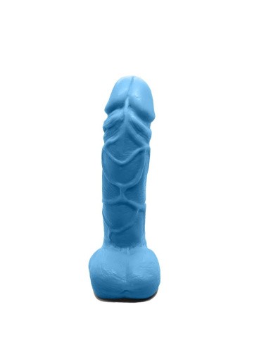Чистий Кайф Blue size L - Крафтове мило-член з присоскою, 16,5 х3,8 см (блакитний) - купити в Києві, Україні