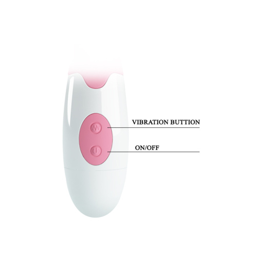 Pretty Love Peter Vibrator Pink - Вибратор-кролик с реалистичной головкой, 19.2х3.1 см (розовый)