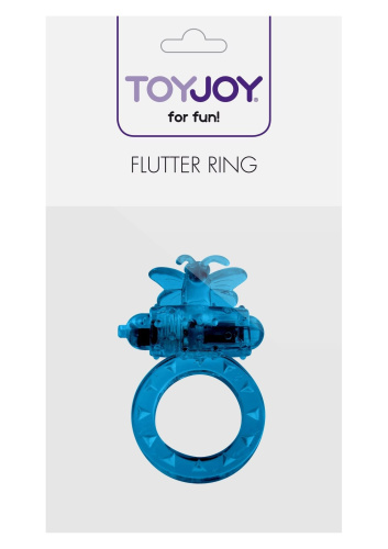 Toy Joy Flutter Ring - виброкольцо, 7х3 см (синий)