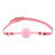 Кляп шарик B-Series Knebel Ball Gag Pink Кляп шарик B-Series Knebel Ball Gag Pink