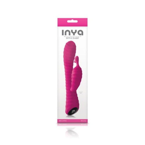 Ns Novelties Ripple Rabbit - Вибромассажёр, 13.3х3.6 см (розовый)