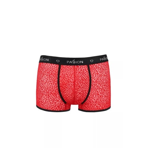 Passion - 046 SHORT PARKER red - Сексуальні чоловічі труси з відкритою попкою, S/M - купити в Києві, Україні
