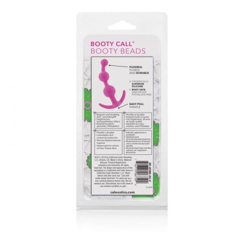 CalExotics Booty Call Booty Beads - анальная елочка, 12х3.25 см (пурпурный)