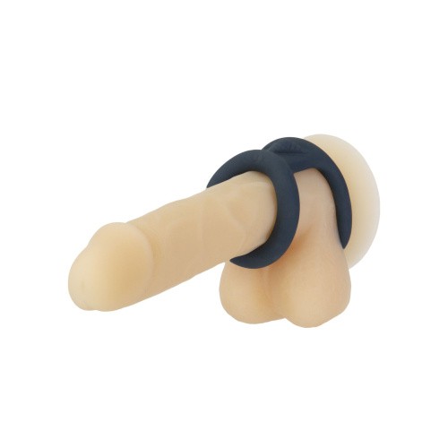Lux Active – Tug – Versatile Silicone Cock Ring - двойное эрекционное кольцо, 5.8х2.8 см