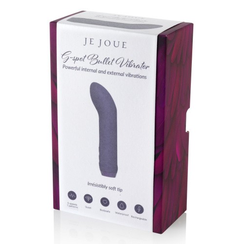 Je Joue G-Spot Bullet Vibrator Purple - премиум вибратор с глубокой вибрацией, 11,4х2,4 см. (пурпурный)