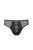 Passion - 035 SLIP RICHARD black - Сетчатые мужские трусы со шнуровкой, XXL/XXXL