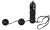 Velvet Vibrating Black Balls - Вагинальные шарики с вибрацией, 9.1 см (черный) Velvet Vibrating Black Balls - Вагинальные шарики с вибрацией, 9.1 см (черный)