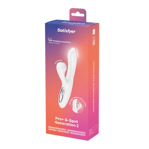 Вибратор-кролик с вакуумной стимуляцией Satisfyer Pro+ G-Spot Generation 2