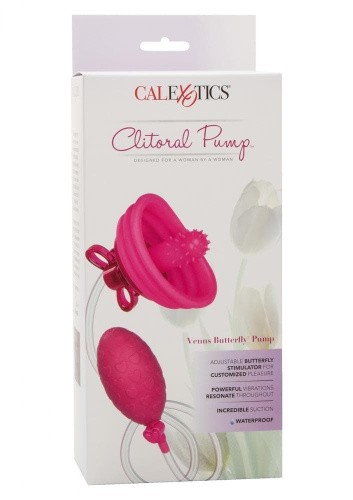 California Exotic Novelties Venus Butterfly Pump Pink - Вибропомпа для клитора, 4х2 см