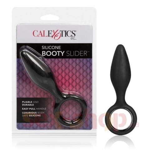 CalExotics Booty Slider - Анальная пробка, 10х3,6 см (черный)
