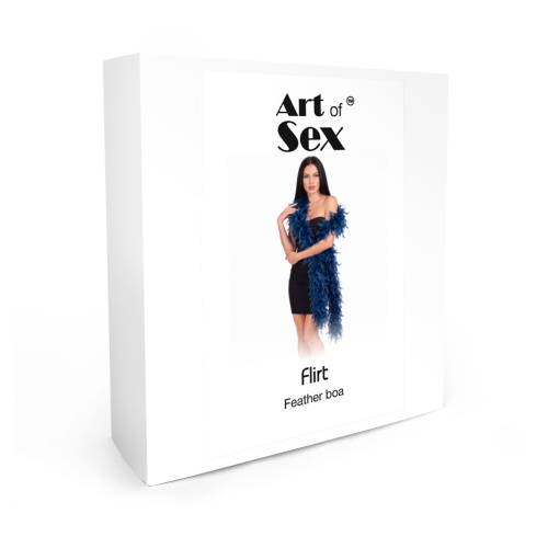 Боа из перьев Art of Sex, 2 метра синее