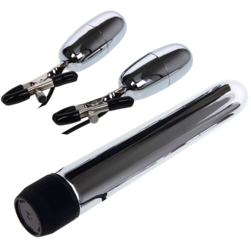 LyBaile Bullet-powered vibrating nipple teasers - Набор вибростимуляторов