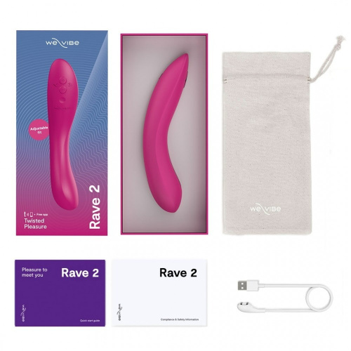 Смарт вібратор We-Vibe Rave 2 + Лубрикант 50 мл - купити в Києві, Україні