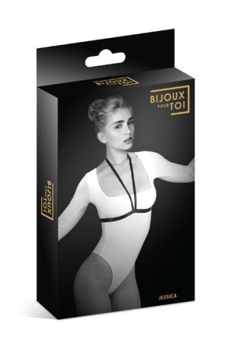 Bijoux Pour Toi Jessica - Портупея на грудь из эластичного полиэстера