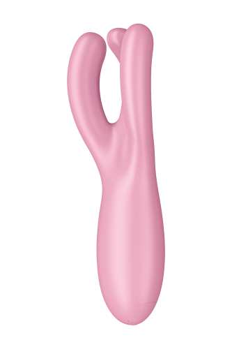 Satisfyer Threesome 4 - Вібратор для клітора, 14х5.6 см (рожевий) - купити в Києві, Україні