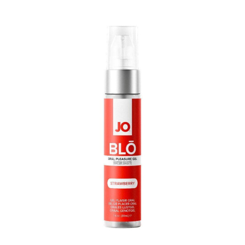 Гель для оральных ласк JO BLO Strawberry, 30 мл (клубника)