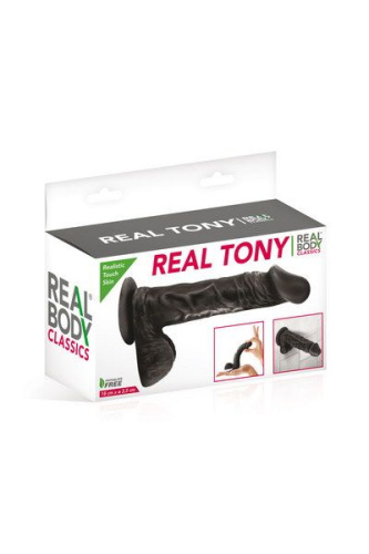 Real Body - Real Tony - Фаллоимитатор, 13,3х 3,5 см.