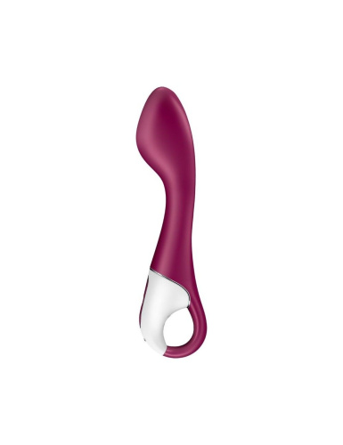 Satisfyer Hot Spot - Смарт-вибратор, 21х4.2 см (бордовый)