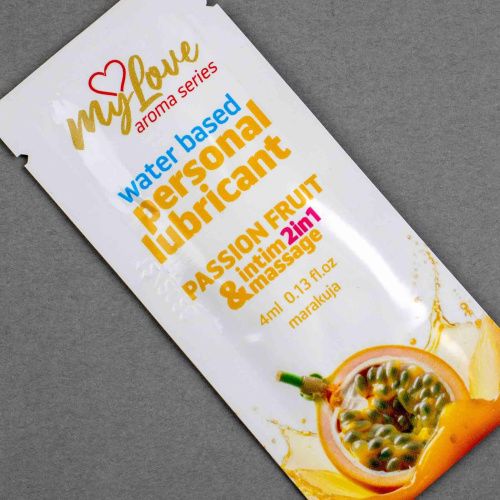 2в1 лубрикант и массажный гель - MyLove Aroma Series Intim&Massage Passion Fruit, 4 мл