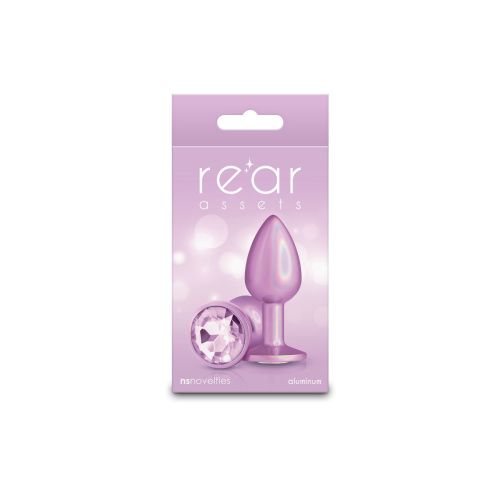 Анальна пробка NS Novelties Rear Assets - Iridescent Pink, S - купити в Україні | Секс шоп SEX-SHOP.ua