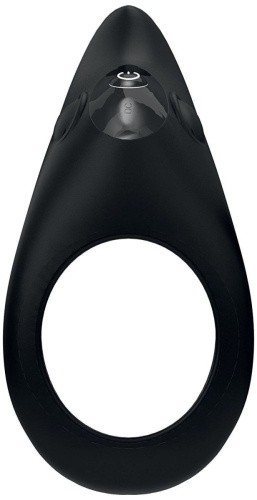 Love To Love Wonder Ring - виброкольцо, 14х5 см (черный)