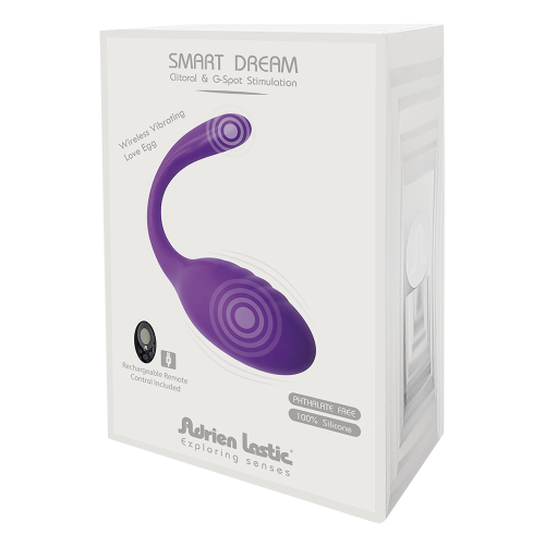 Adrien Lastic Smart Dream II - Виброяйцо со стимулятором клитора с пультом LRS