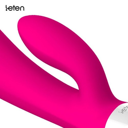 Leten Sisi - вибратор кролик с утолщенным стволом, 15.5х3.7 см (розовый)