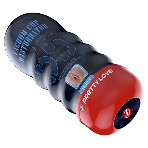 Pretty Love Vacuum Cup Can Vagina - Мастурбатор, 18х7 см - купити в Києві, Україні