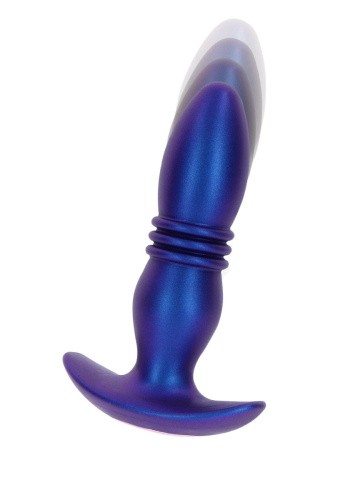 TOYJOY Thrusting Vibr Plug - Анальная вибропробка, 15,5 см (синий)