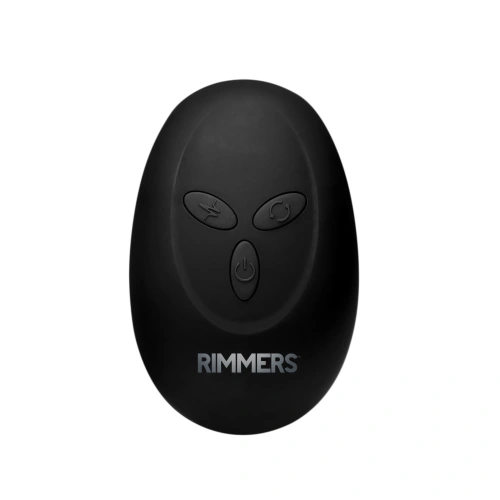 Xr Brands Rimmers Slim R Smooth Rimming Plug With Remote - Анальна пробка з вібрацією, 14 см (чорний) - купити в Києві, Україні