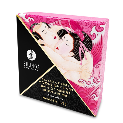 Shunga Moonlight Bath Aphrodisia – сіль Мертвого моря з афродизіаками для ванни, 75 мл. - купити в Києві, Україні