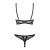 Obsessive Letica set otwarte - эротический комплект с доступом, L/XL (чёрный) Obsessive Letica set otwarte - эротический комплект с доступом, L/XL (чёрный)