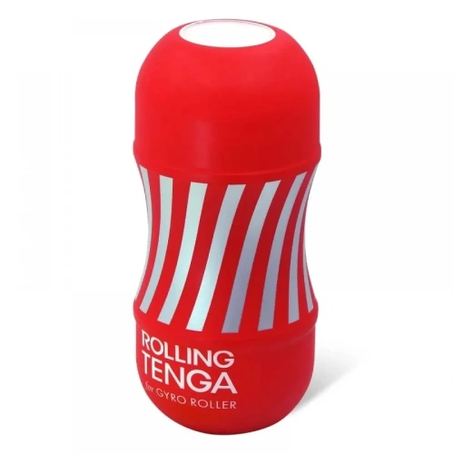 Tenga Rolling Tenga Gyro Roller Cup - Мастурбатор, 15.5х7.1 см (красный)