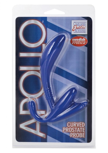 Анальная пробка Apollo Curved Prostate Probe (черный)