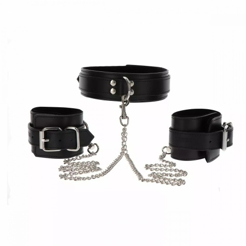 Taboom - Heavy Collar and Wrist Cuffs - Нашийник з наручниками на ланцюжках - купити в Києві, Україні