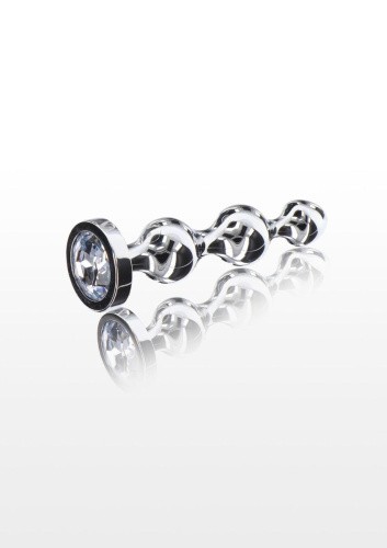Toy Joy Medium Diamond Star Beads - Пробка анальна, 11.7х2.7 см - купити в Києві, Україні