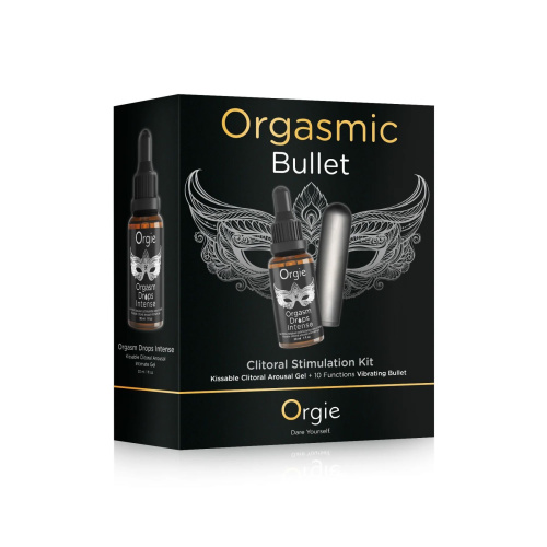 Набір Orgie Orgasmic Bullet: збуджувальні краплі та віброкуля - купити в Україні | Секс шоп SEX-SHOP.ua
